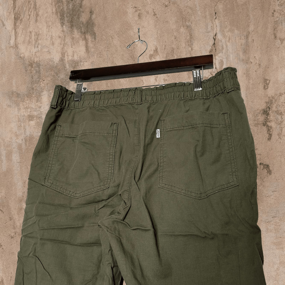 Military Green Levis Joggers Pants Baggy Fit White Tab